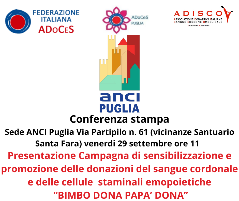 Conferenza stampa  - Sede ANCI Puglia
